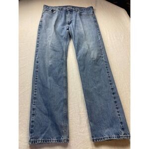 Levi's Jeans Mens Size 36X34 Blue Medium Wash Denim Straight Pockets Casual